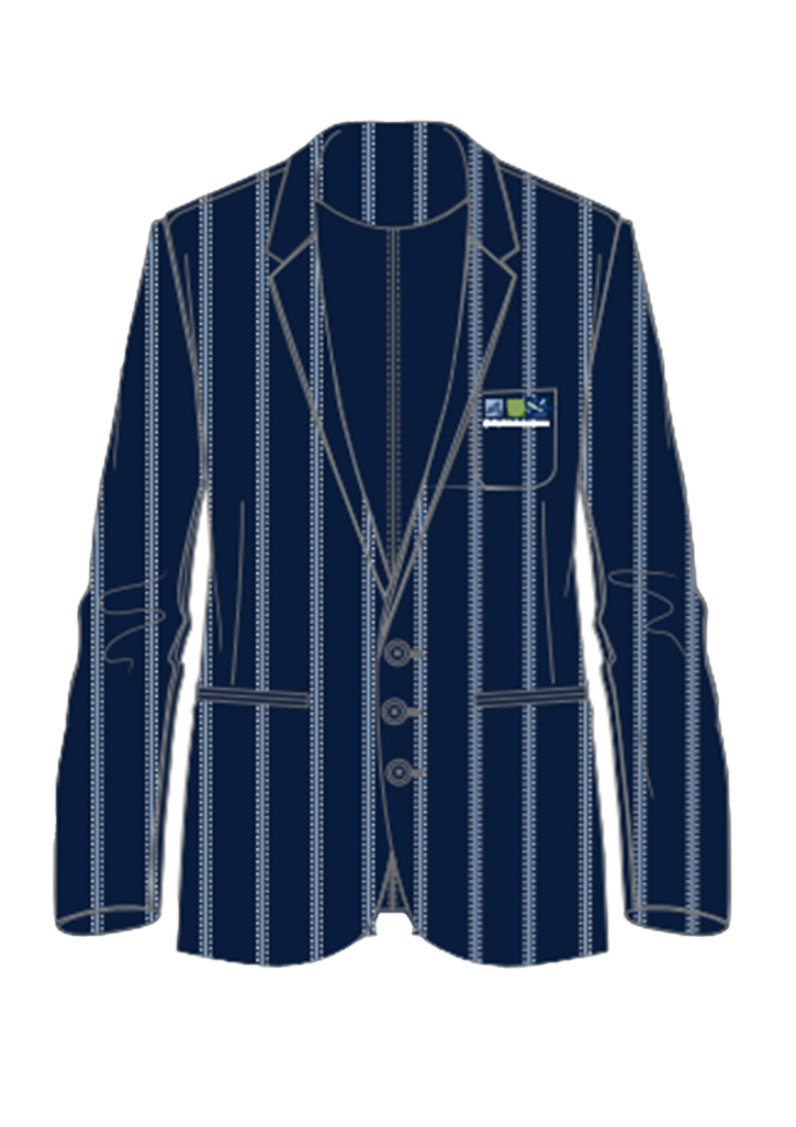 Whangaparaoa College Blazer Navy/Light Blue/White